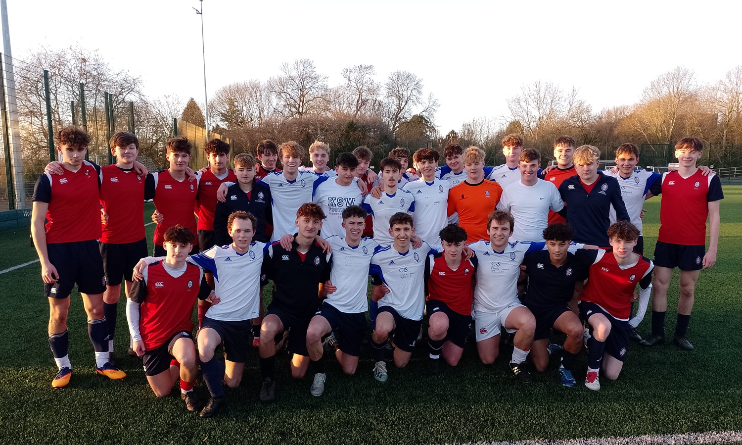 OV and KSW Football teams 2026